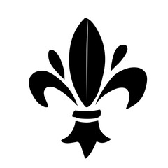 fleur de lis icon vector
