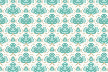 geometric seamless pattern abstract background fabric texture floral tree shape, leaf, tree