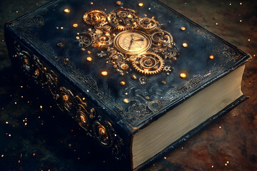 Archive chamber containing levitating tomes acting as dimensional gateways.