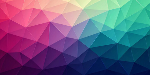 Obraz premium Vibrant Geometric Polygonal Background with Gradient Colors