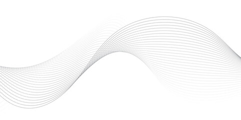 Fototapeta premium Dynamic Curved Line Design on Transparent Background Versatile Vector Illustration for Use in Technology Solutions, IT Services, Engineering Reports, and Data-Driven Projects