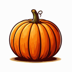 pumpkin isolated on white background