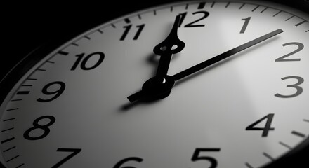 Analog Clock Showing Time