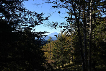 Climbing  Mount Daibosatsurei, Yamanashi, Japan