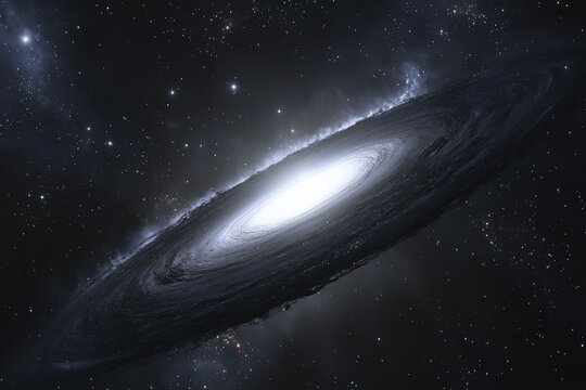 Vast Spiral Galaxy in Deep Space with Stars galaxy space universe cosmos astronomy stars spiral galaxy deep space nebula