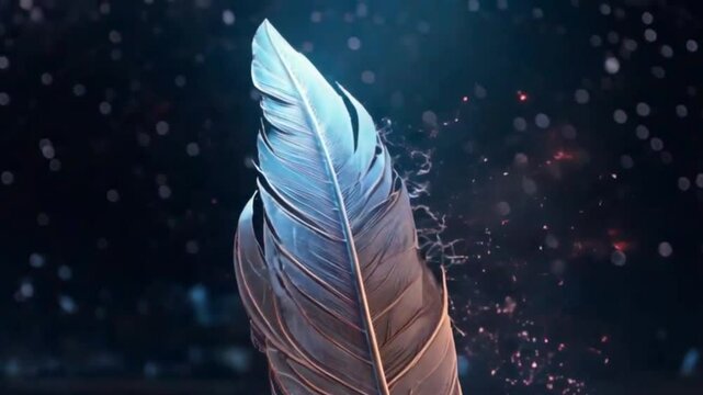 Quill in magic poder, ai generative