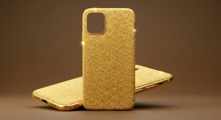 gold,  glitter,  phone case, Glittering Gold Phone Cases
