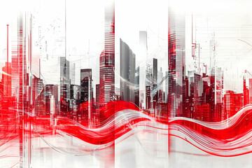 Autonomous tech assistant operating holographic displays in mid-air projection.