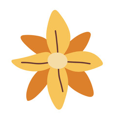 Flower Vector Illustration, Bloom in Vectors, Floral Design in Vector Art