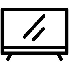 Computer Hardware Line Icon Set Device, Technology, PC Components, Server, and Electronics icon