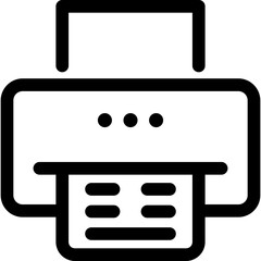 Computer Hardware Line Icon Set Device, Technology, PC Components, Server, and Electronics icon