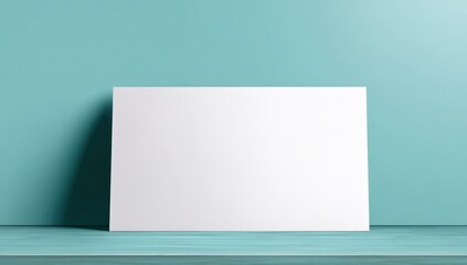 Naklejka premium Print ad mockup with clear area for adding custom messages, logos, or marketing content.