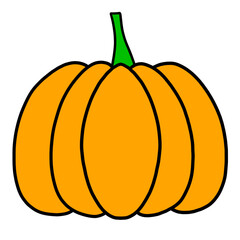 pumpkin isolated on white background
