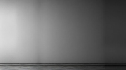 Monochromatic Minimalist Wall and Floor: A Study in Grayscale