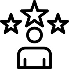 Hiring Process Line Icons. Recruitment, Job Application, Interview, CV Review, Onboarding and HR Vector Symbols