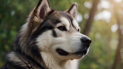 Alaskan Malamute Dog  photo