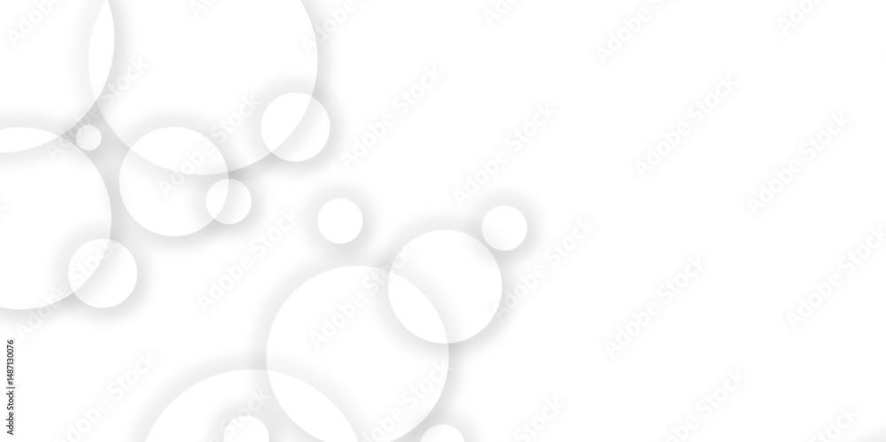 Poster modern abstract white background with transparent layers triangle shape with shadow. white color tec
