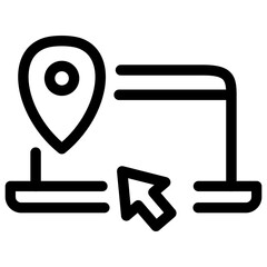 Remote Work Line Icons . Freelancer Work from Home, Video Call, Online Meeting, Teleconference Vector Set