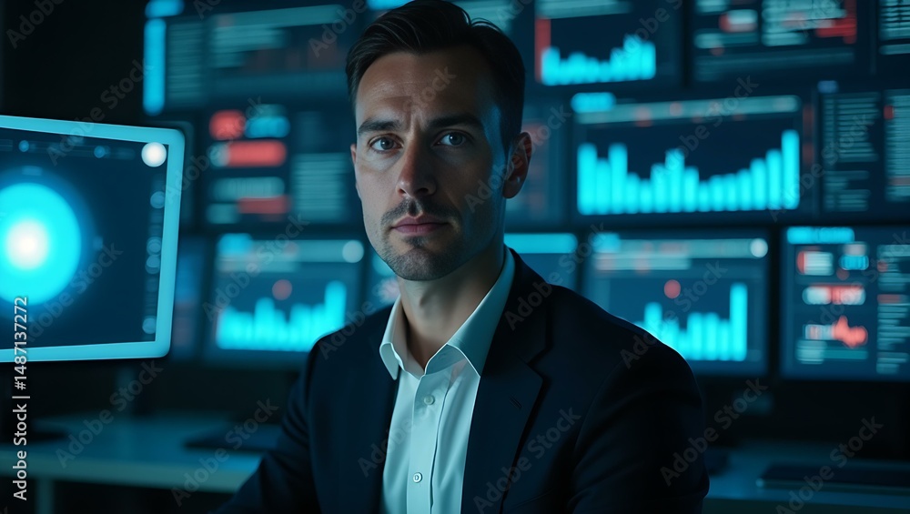 Poster Professional Data Analysis: Real-Time Metrics and Performance Tracking