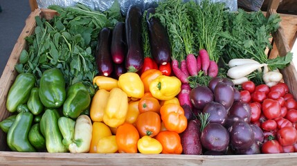 Fresh Farm to Table Food Preparation - Healthy Organic Ingredients Cooking Concept