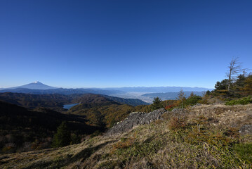 Climbing Mount Daibosatsurei, Yamanashi, Japan