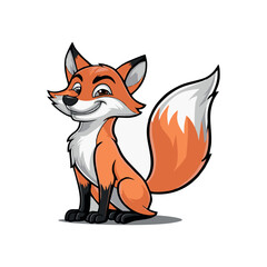 Obraz premium A smart and elegant fox logo design representing cleverness, agility, and creativity. Perfect for gaming mascots, fashion brands, digital agencies, wildlife projects, and modern business logos.