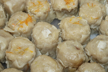 Chinese specialty food called dimsum. making dimsum dishes