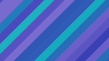 Abstract diagonal striped background with various shades of blue teal and purple perfect for modern digital design and templates
