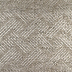 Geometric Fabric Pattern In Close Up View Featuring Neutral Color Palette. Textile Design Showcasing Modern Abstract Shapes And Subtle Texture Details
