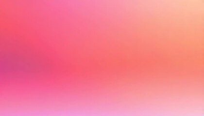Obraz premium A luminous gradient blend of coral, pink and peach hues creates a soft and inviting visual effect.