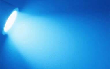 a blue background with gentle lighting