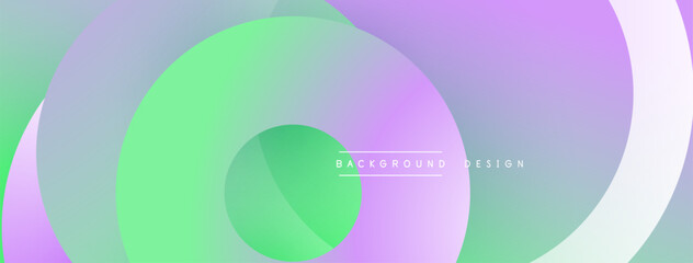 Abstract fluid shapes, pastel colors blend. Modern design, smooth gradients create dynamic visual effect. Background features text elements.
