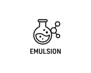Emulsion icon vector design illustration.