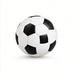 Fototapeta premium Classic Black and White Soccer Ball Sports Equipment Football Game Competition