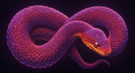 Fototapeta premium Neon Wildlife – Semi-Realistic Glowing Animal Illustrations