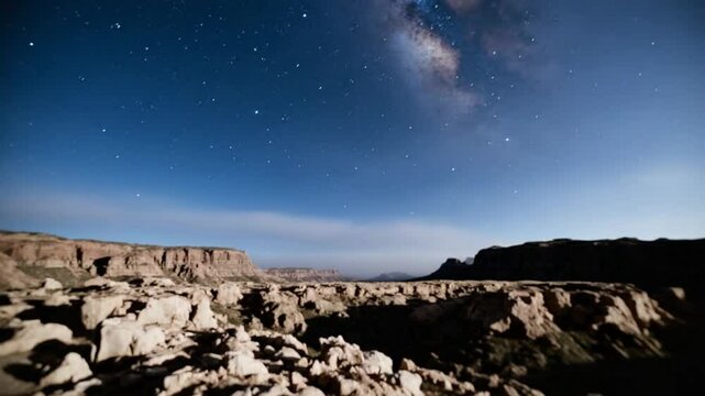 milky way at natural stone park the grand canyon