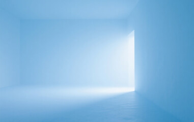 Obraz premium a blue background with gentle lighting