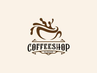 Cafe logo Vector Template