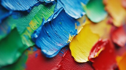 Vibrant Oil Paint Texture