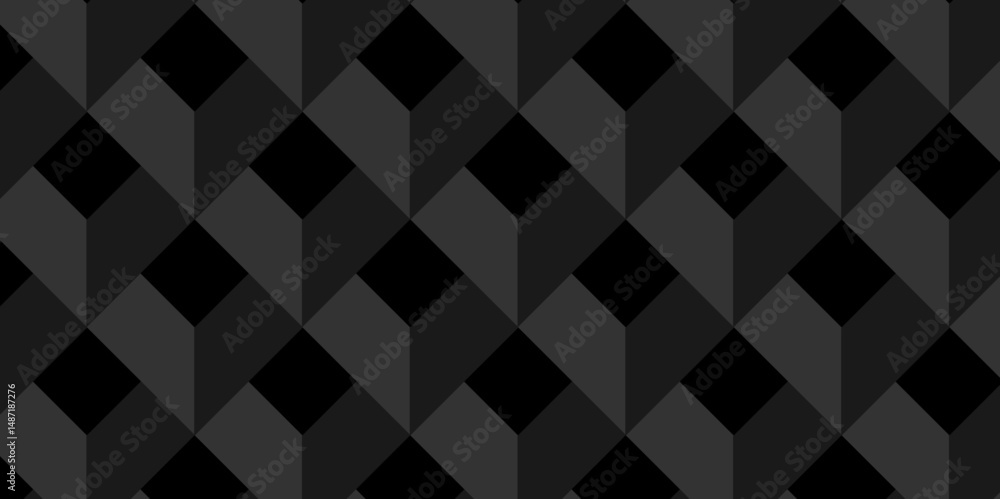 Poster vector of cube geometric pattern grid backdrop triangle background. abstract cube geometric tile and