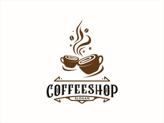 Cafe logo Vector Template