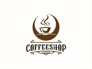 Cafe logo Vector Template
