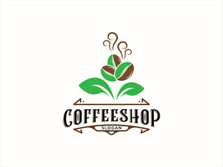 Cafe logo Vector Template