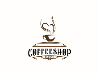 Cafe logo Vector Template