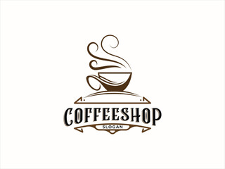 Cafe logo Vector Template