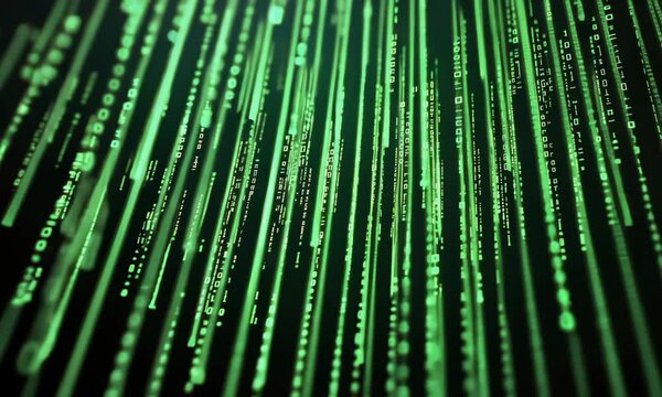 Digital matrix background