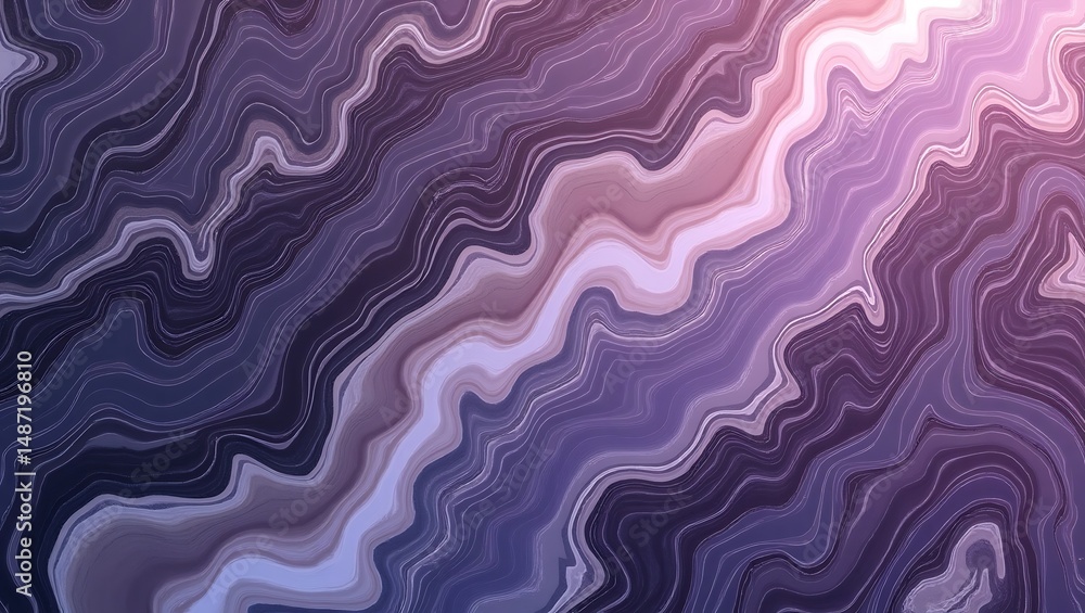 Poster abstract purple and pink marble swirl background with fluid flowing texture and gradient color effec