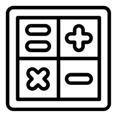 Fototapeta premium exam icon line