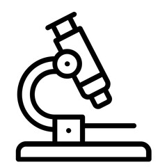 microscope icon line