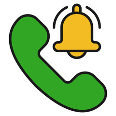 Fototapeta premium Call Reminder Icon For Design Elements